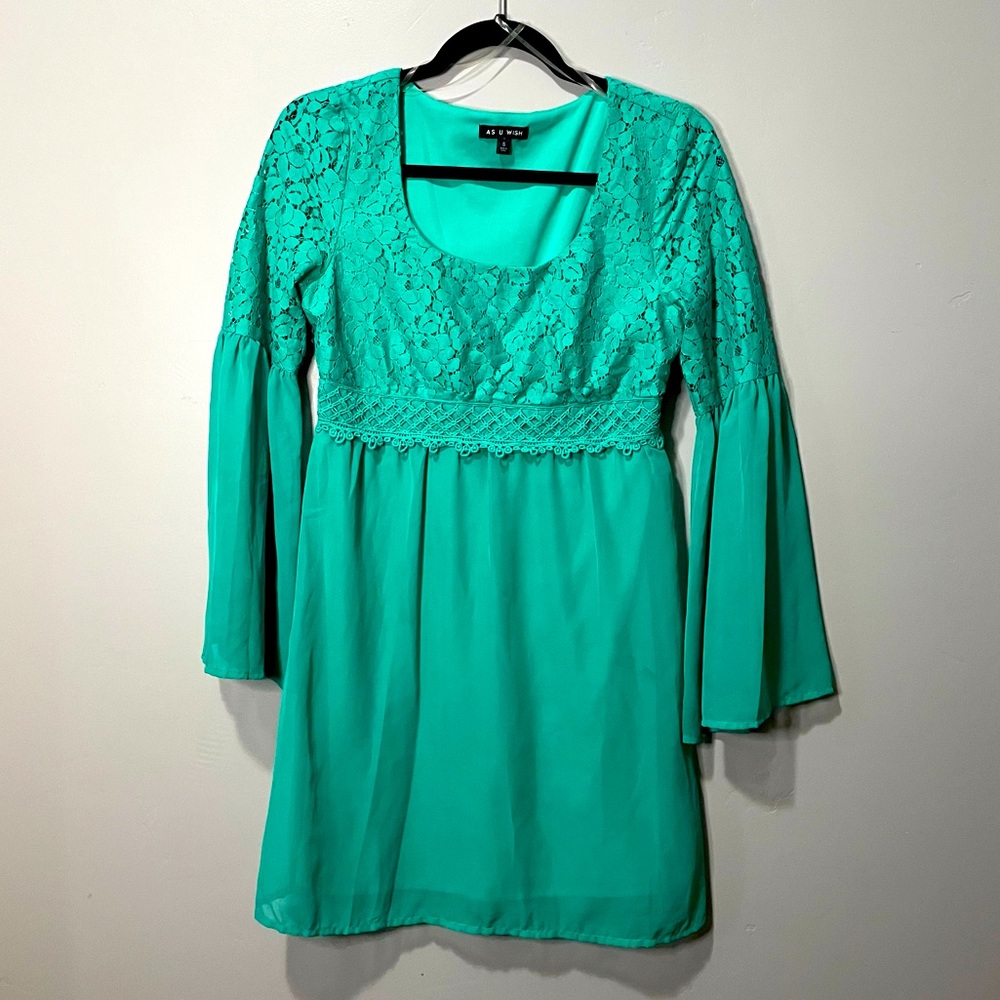 SM Princess Teal Dress AS U WISH